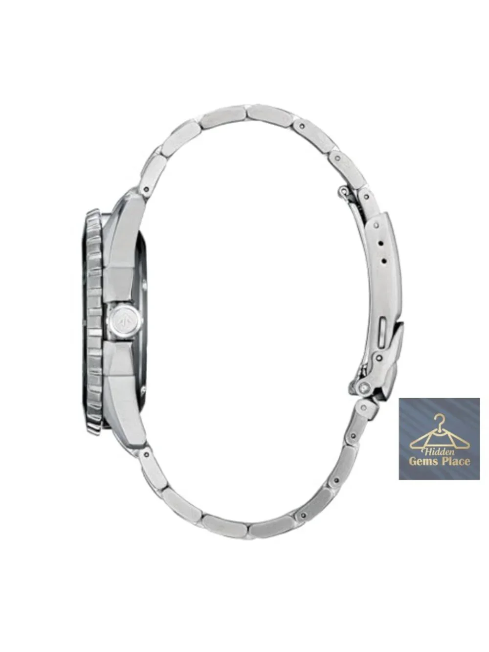 Men's Eco-Drive Stainless Steel Dive Watch, 200M, ISO Compliant, Luminous